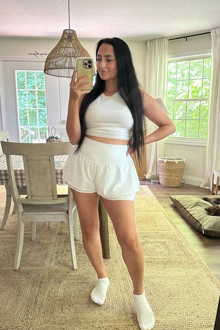 This has been my go to lately. It’s very mom friendly. Fits tts, I’m 5’6 

I’m a large in the bottom, medium in the top. 

White skort, sporty outfit, sporty skirt, mom outfit, summer mom outfit 

#LTKMidsize #LTKFindsUnder50 #LTKSaleAlert