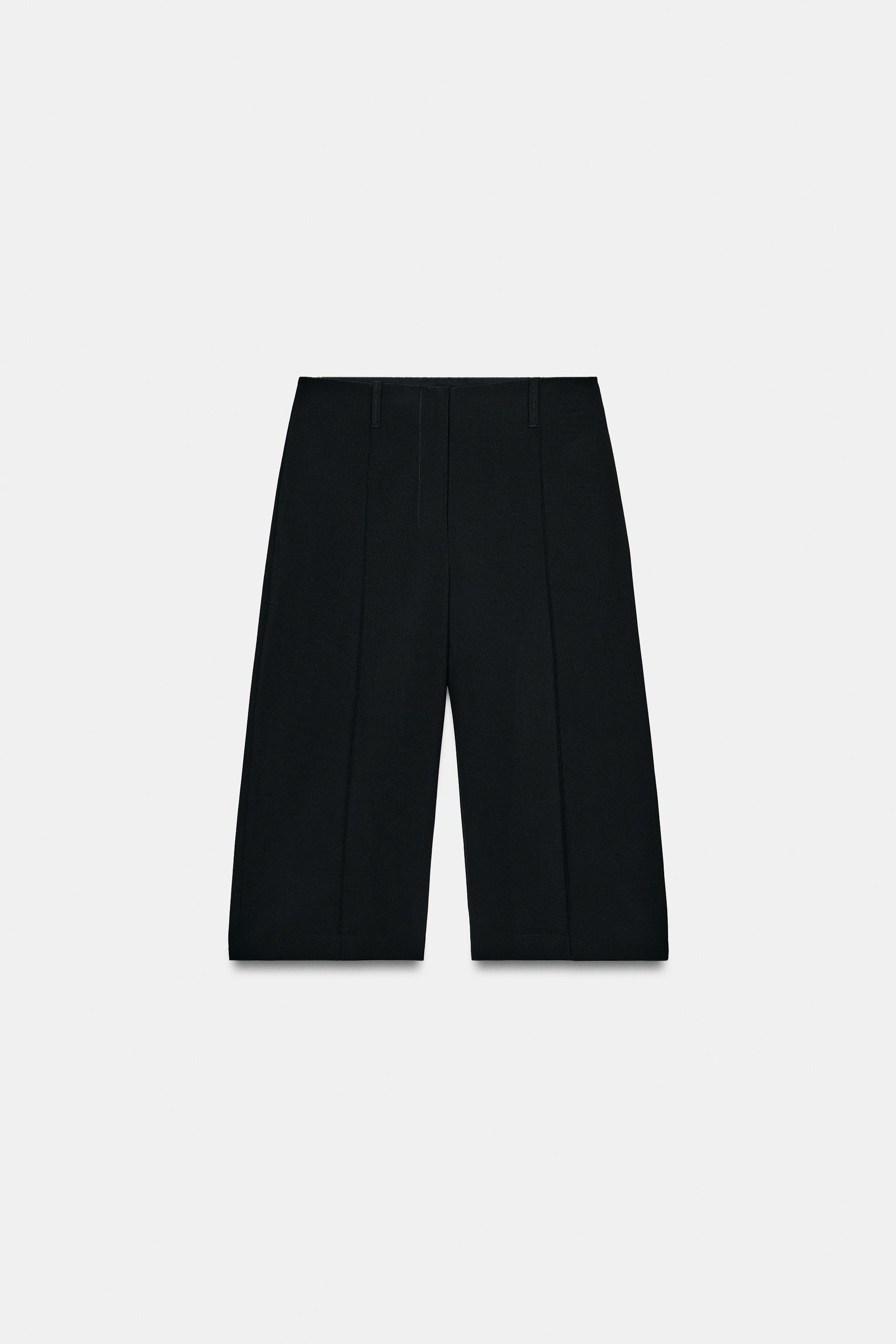 STRAIGHT SHORTS WITH FRONT SEAM ZW COLLECTION | Zara US