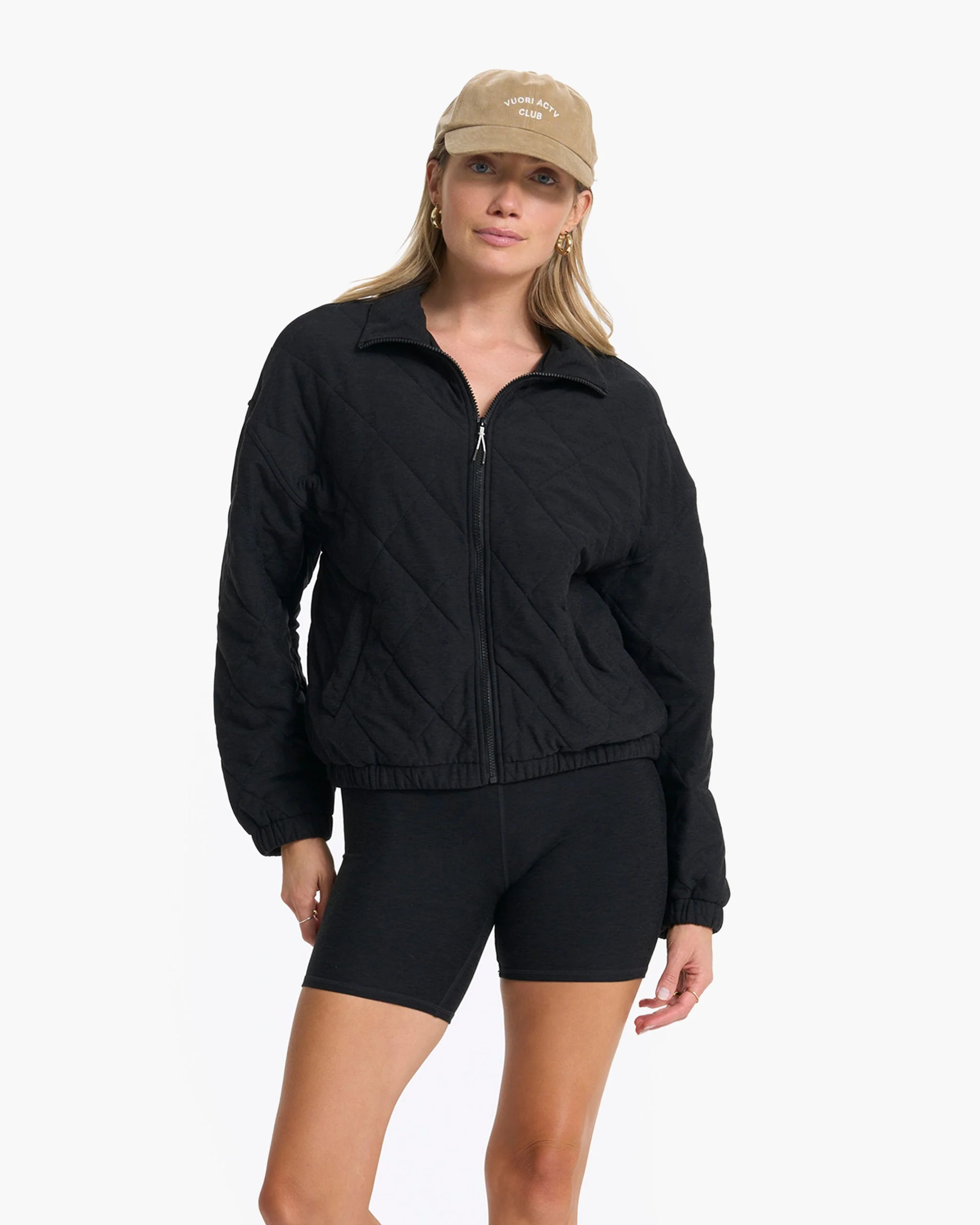 Halo Insulated Jacket – Black Heather – Vuori | Vuori Clothing (US & Canada)