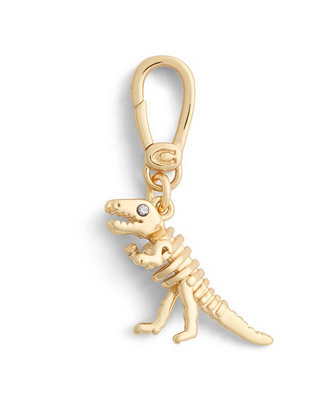 COACH Gold Collectible Signature Rexy Dino Charms - Macy's | Macy's