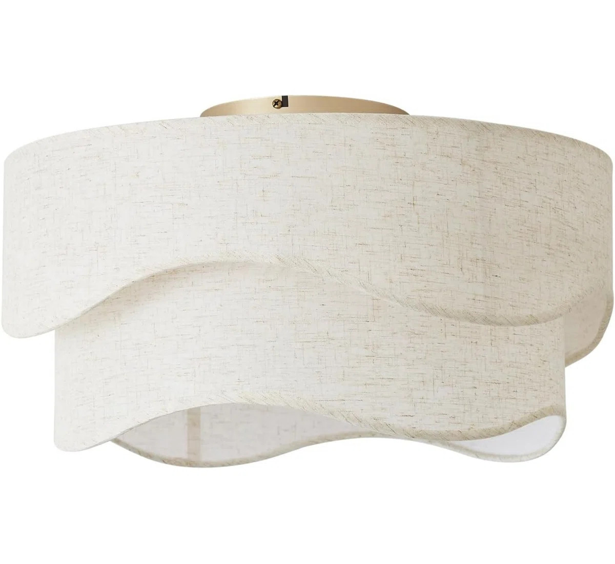 Flush Mount Ceiling Fan with Lights, 20" Caged Boho Ceiling Fan with Light Remote Control, Low Pr... | Wayfair North America