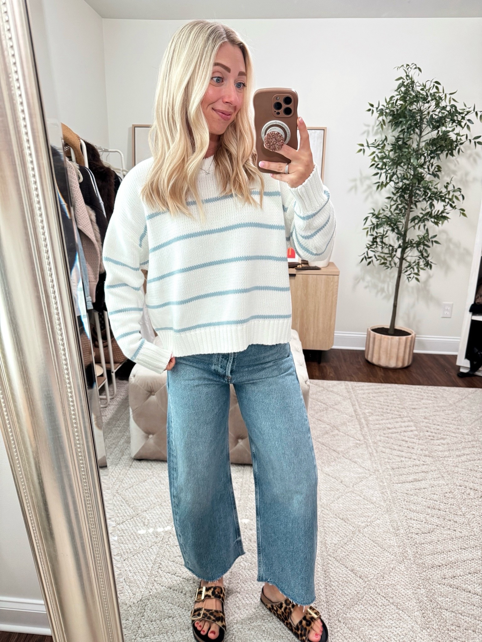 Quince sweater size small, runs TTS, GREAT quality! Jeans run big, I’m a size 27, but I’m wearing a size 25 in these

Quince, sweaters, fall fashion

#LTKootd #LTKdayinmylife #LTKgrwm