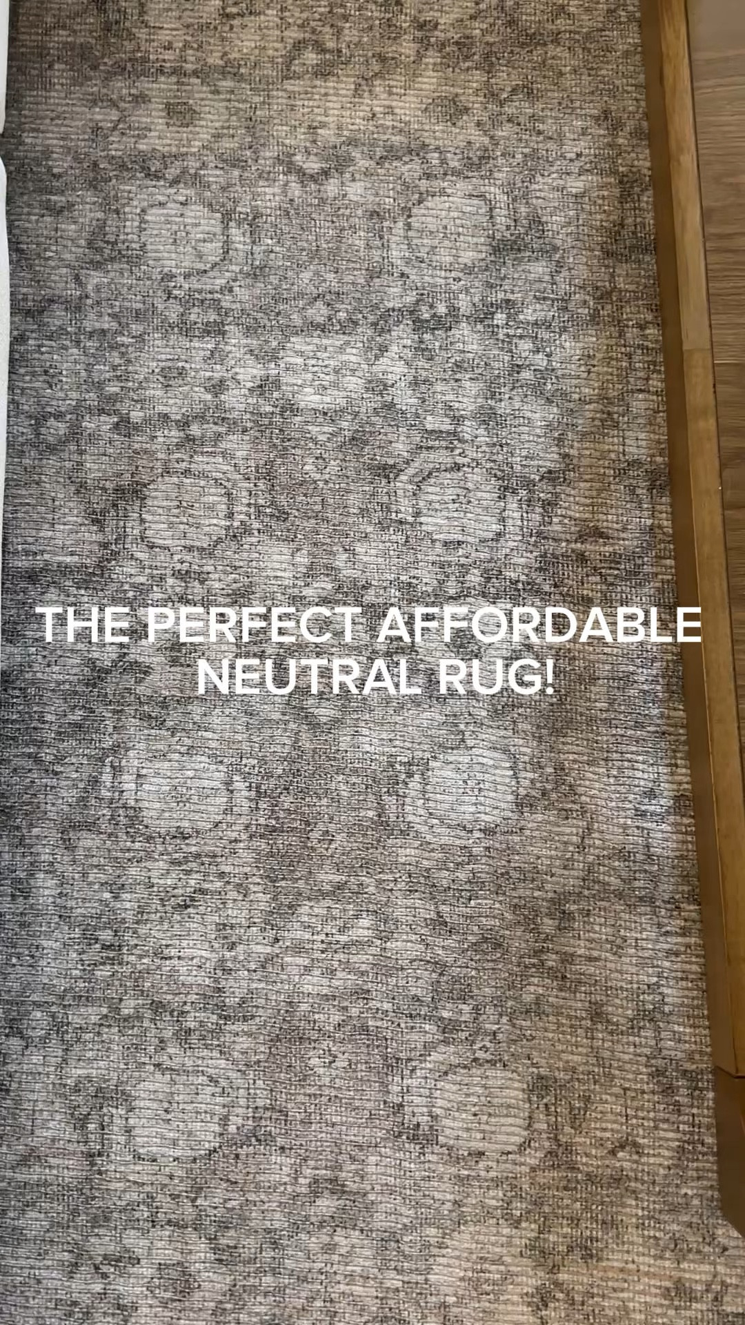 The PERFECT affordable neutral rug!

From @wayfair #wayfairfind 

Vintage style jute blend rug.  Love the pattern and that it is low pile! 

Comes in several sizes (I have the 9x12 in my living room) and also several patterns and colors! 

It’s paired with my super affordable coffee table from Walmart (only $188!)

Affordable home finds, area rug, vintage rug, designer inspired coffee table, restoration hardware inspired, budget friendly furniture 

#LTKVideo #LTKSaleAlert #LTKHome