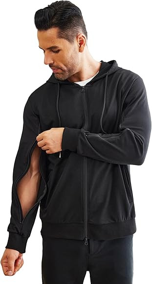 Deyeek Dialysis Sweatshirts with Arm Zipper Jacket Full-Zip Lightweight Hemodialysis Cotton Jacke... | Amazon (US)