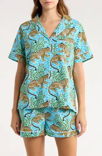 Printfresh Organic Cotton Poplin Short Sleeve Pajamas | Nordstromrack | Nordstrom Rack