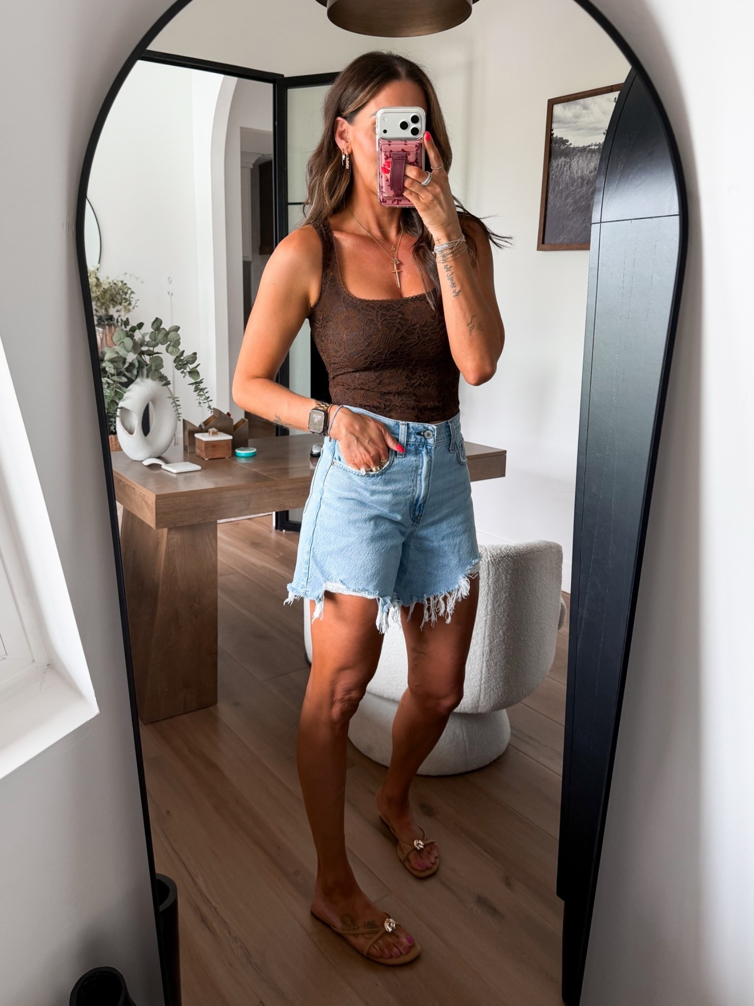 Top-small
Shorts-26
Sandals-tts

#LTKootd #LTKSaleAlert #LTKTall