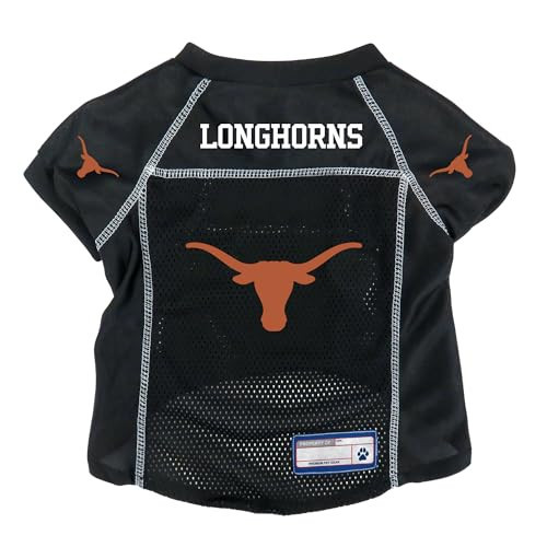 Littlearth NCAA Texas Longhorns Basic Pet Jersey, Team Color, X-Small | Amazon (US)