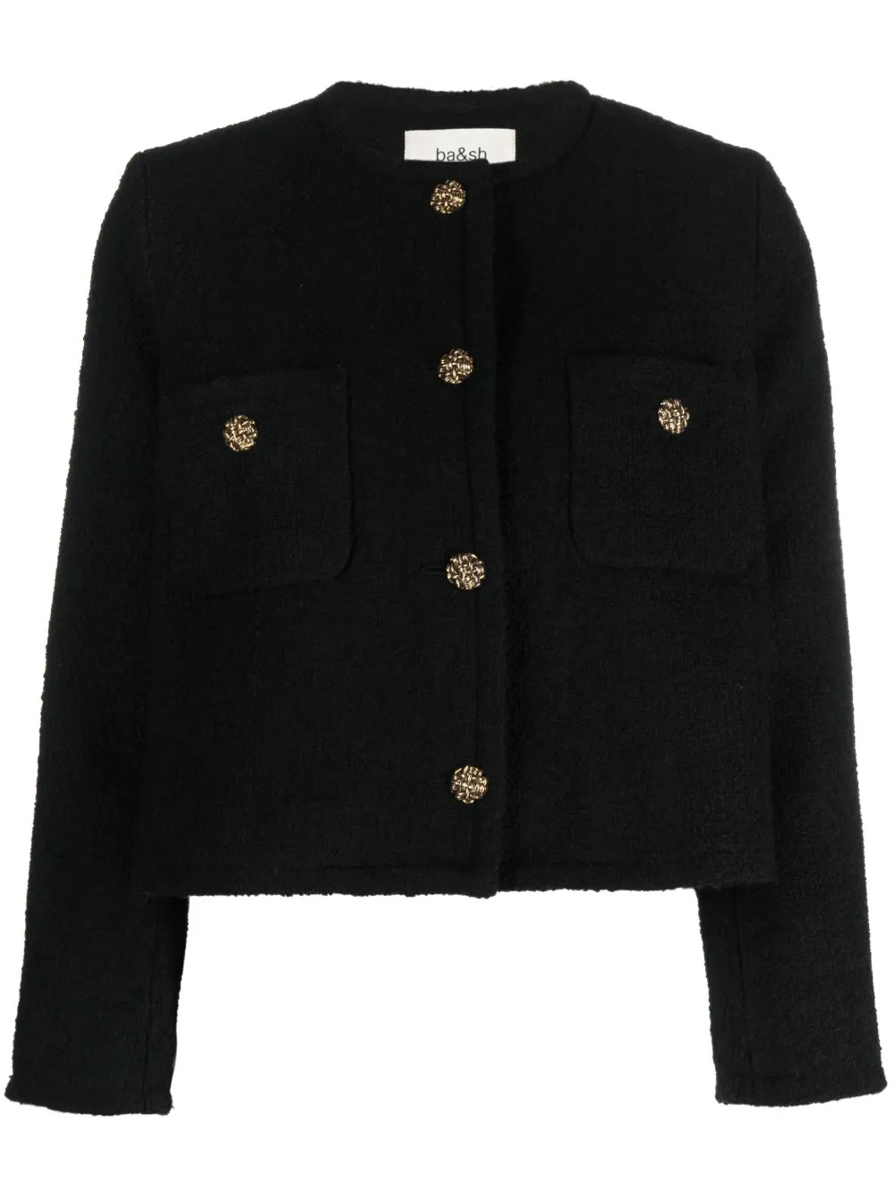 Ba&Sh Meredith Tweed-Jacke | Schwarz | FARFETCH DE | Farfetch Global