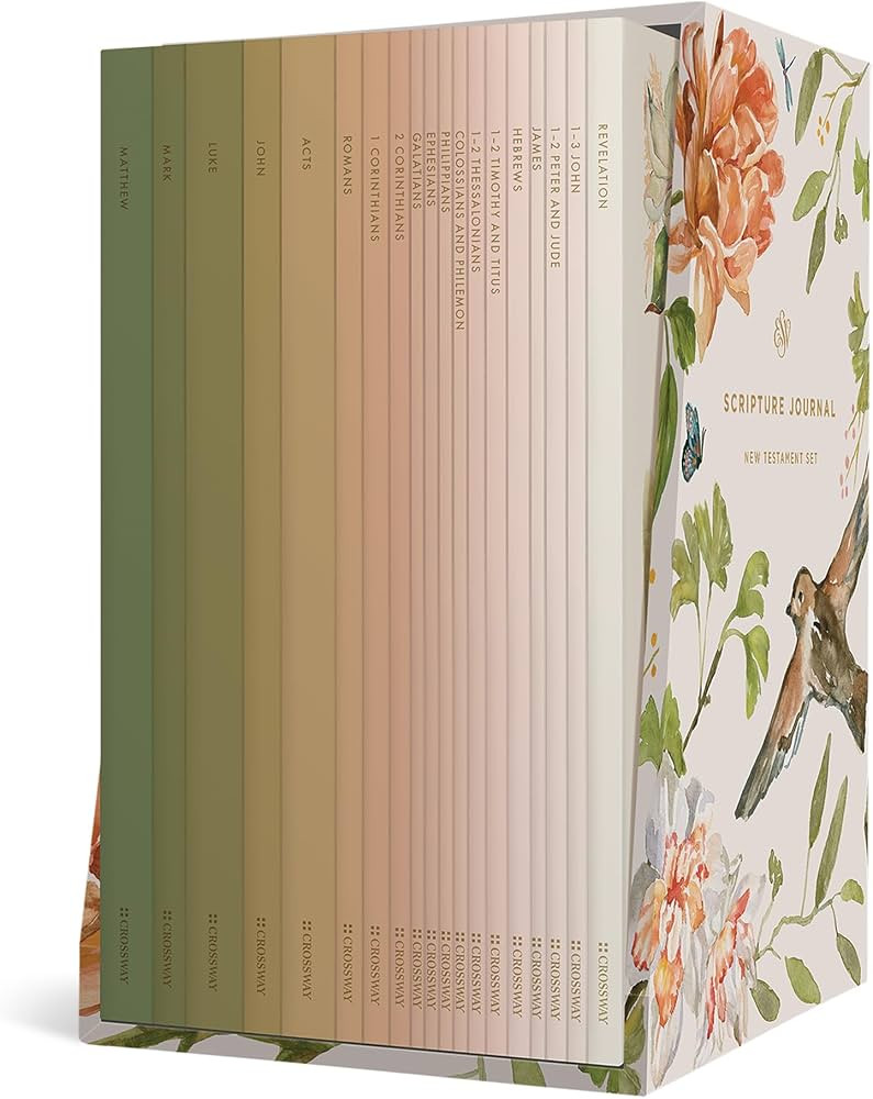 ESV Scripture Journal: New Testament Set (Artwork by Ruth Chou Simons) (Paperback) | Amazon (US)