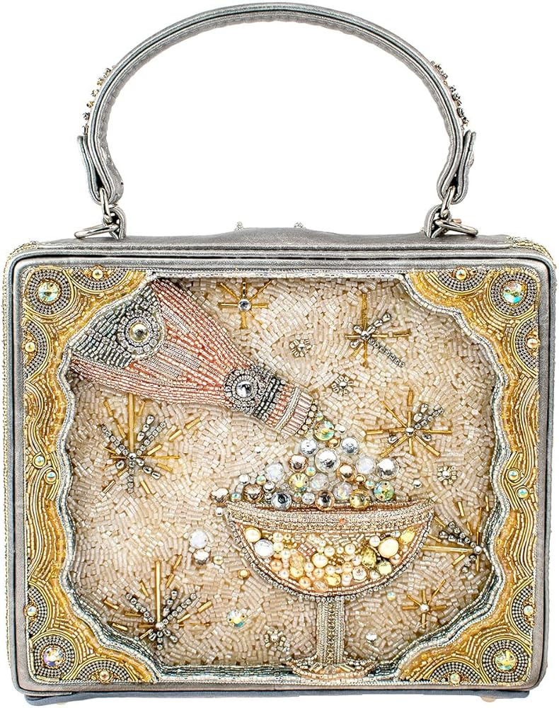 Mary Frances Make it Pop Top Handle Champagne Handbag, Multicoloured | Amazon (US)