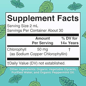 MaryRuth's Chlorophyll Liquid Drops | Clean Label Project Certified® | Vegan | Non-Diluted Liqui... | Amazon (US)