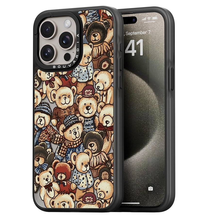 Bouvardia for iPhone 15 Pro Max Case Cute Aesthetic,Shockproof Military Grade Protection,Trendy G... | Amazon (US)