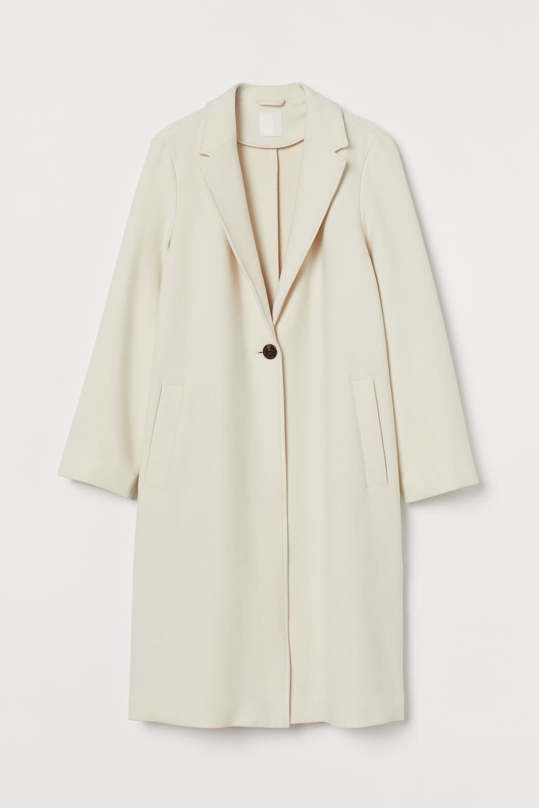 Single-breasted coat | H&M (UK, MY, IN, SG, PH, TW, HK)