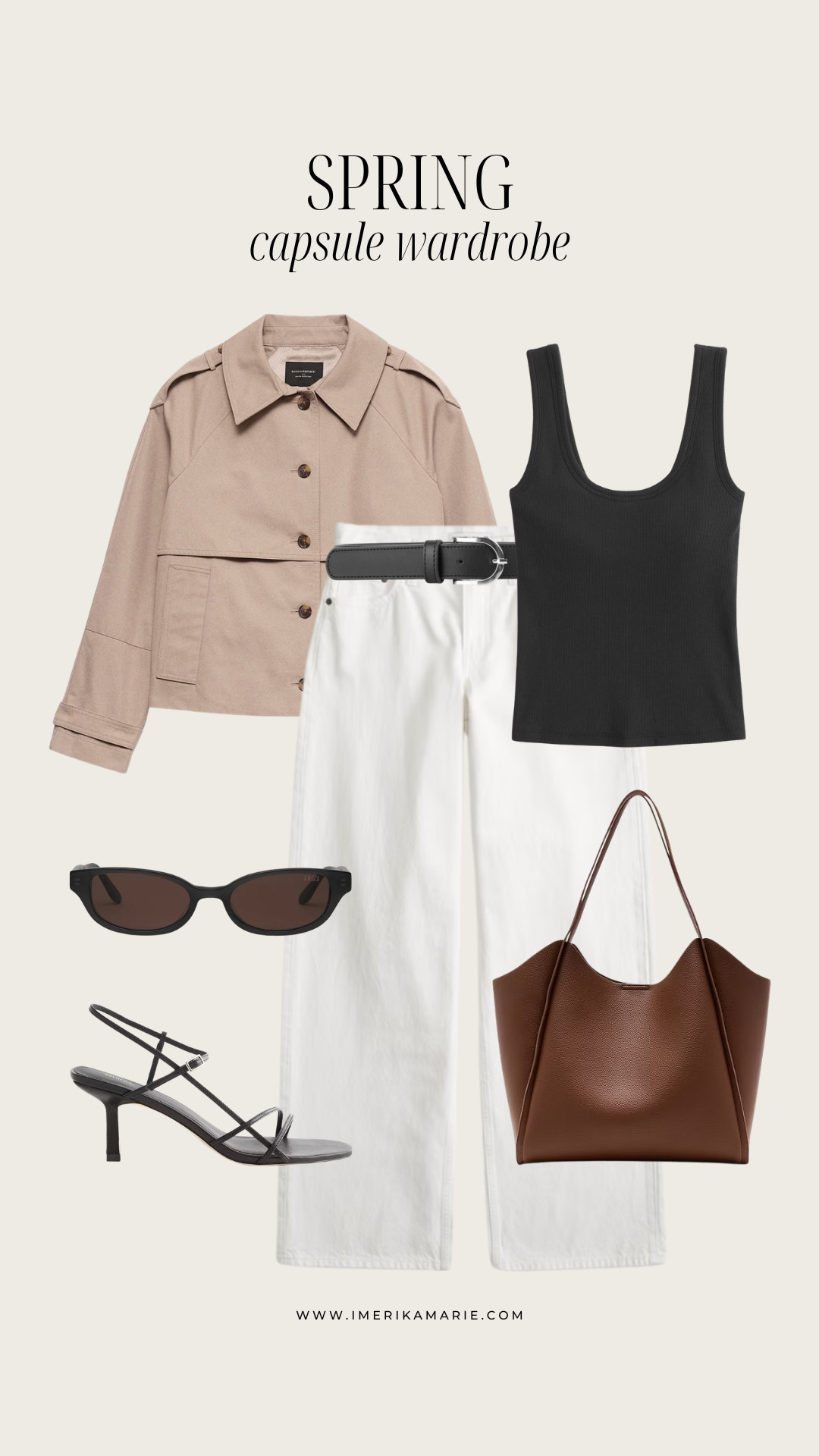 Spring Capsule  Wardrobe Outfit

A mix of easy, versatile pieces you can wear on repeat — short trench coat, white jeans and black heels. Perfect for mixing and matching all season. 

 

#LTKootd #LTKSeasonal #LTKPetite