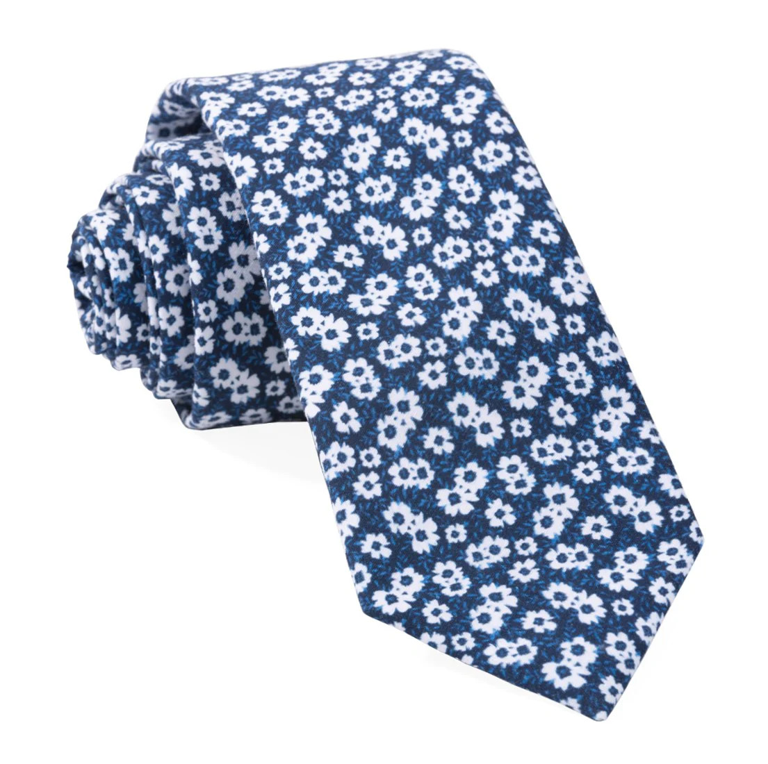 Alfresco Floral Navy Tie | Cotton Ties | Tie Bar | The Tie Bar