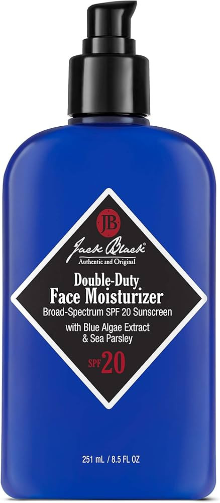 Jack Black Double Duty Face Moisturizer SPF 20 Sunscreen Face Moisturizer for Men, Mens Face Mois... | Amazon (US)