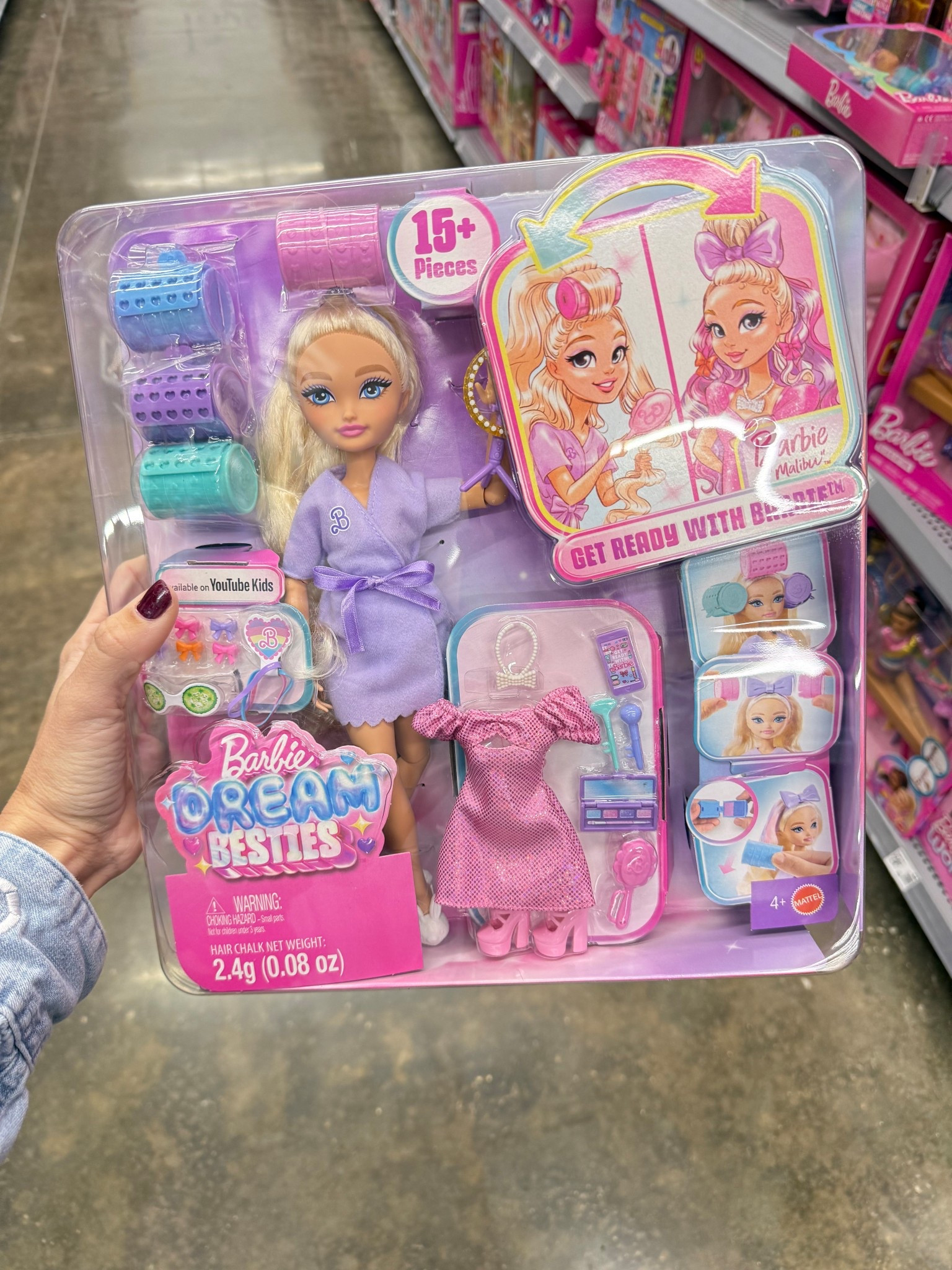 Barbie Dream Get Ready with Barbie Barbie “Malibu” Fashion Doll with Surprise Accessories and 15+ Looks

#LTKGiftGuide #LTKHoliday #LTKKids