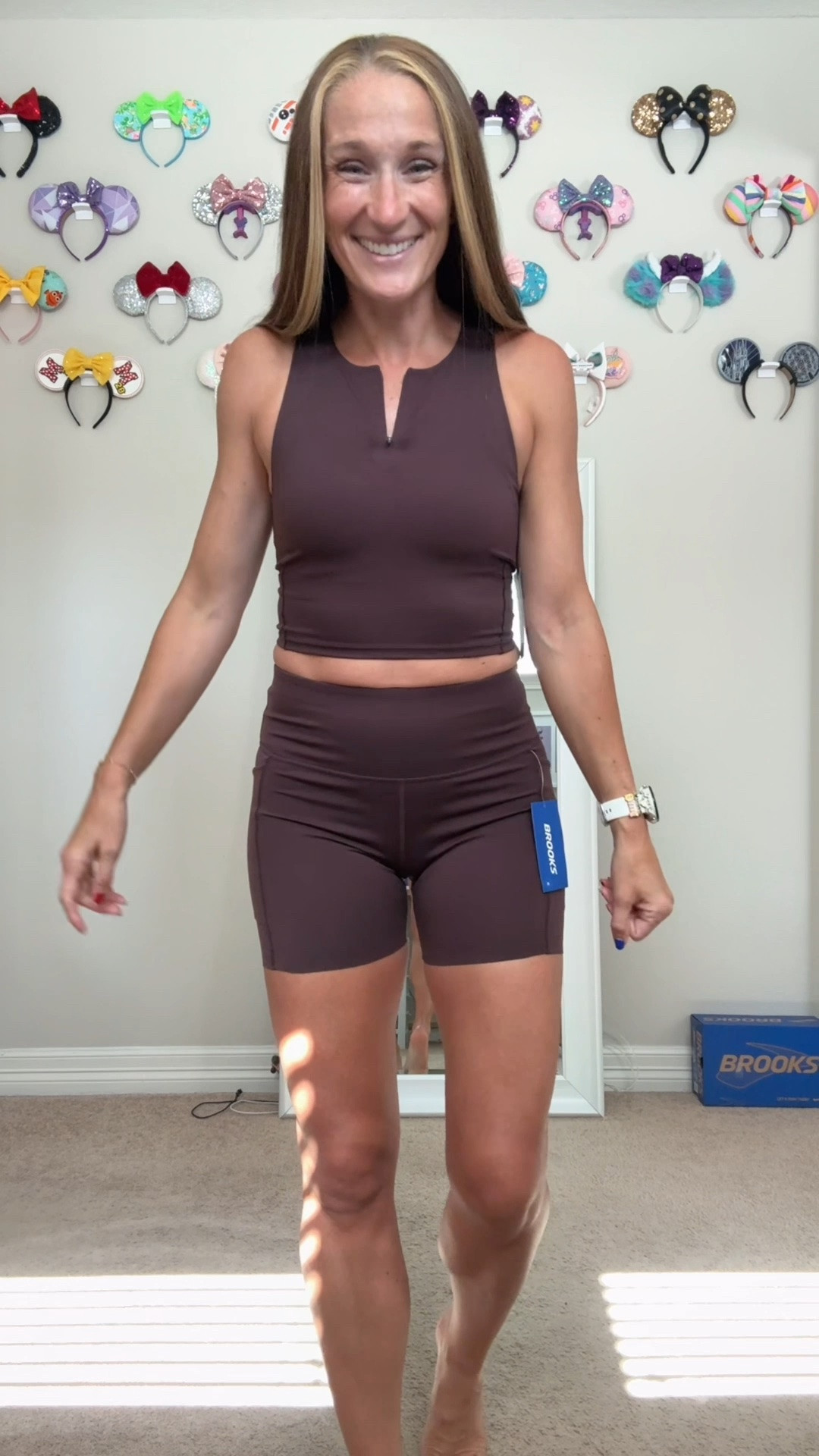 Currently obsessing over this new race crop and biker shorts set! The pockets on the crop to hold fuel is going to be a game changer for race day!!

#LTKfitnessgoals