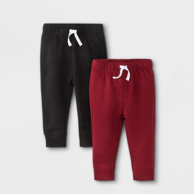 Baby Boys' 2pk Fleece Jogger Pull-On Pants - Cat & Jack™ | Target