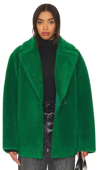 Sophie Coat in Vibrant Green | Revolve Clothing (Global)