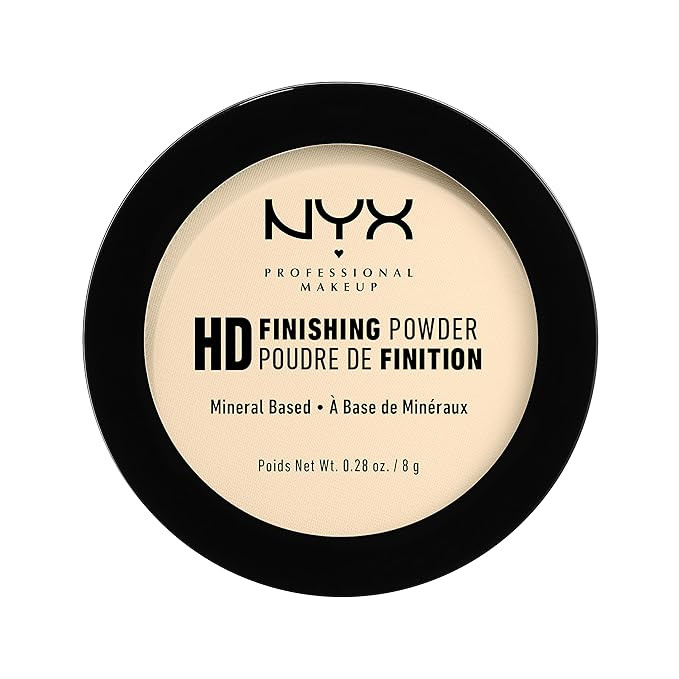 NYX PROFESSIONAL MAKEUP HD Finishing Powder, Pressed Setting Powder - Banana | Amazon (US)