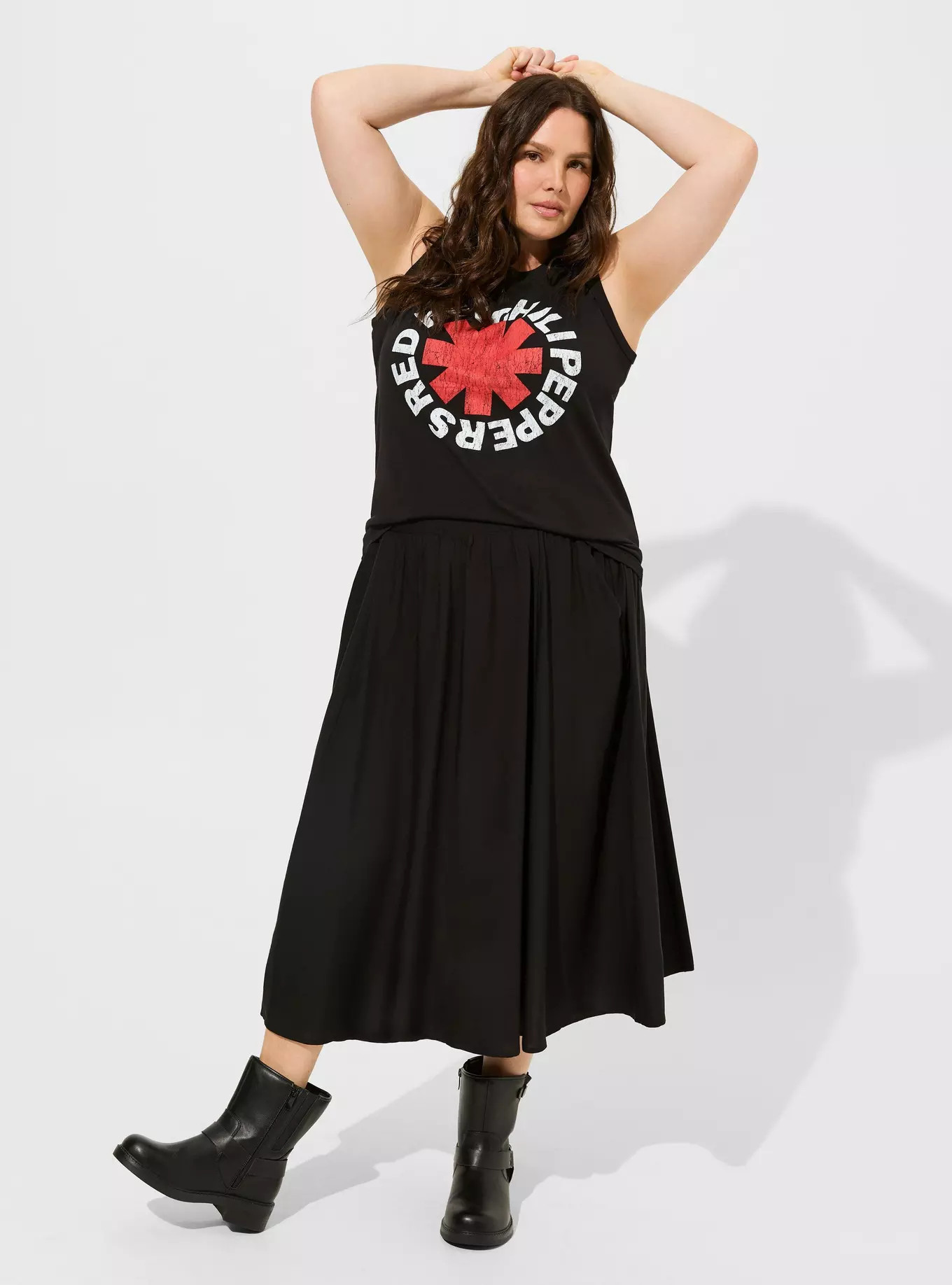 Tea Length Challis A-line Skirt | Torrid (US & Canada)