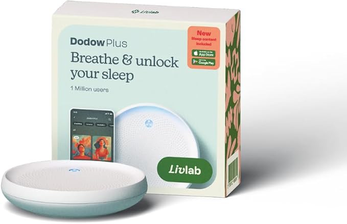 Dodow Plus | 8-Minute Sleep Aid with App Support | Improved Version | Amazon (US)