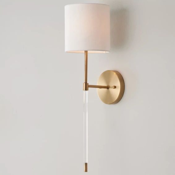 Minimalist Acrylic Rod Sconce | Shades of Light