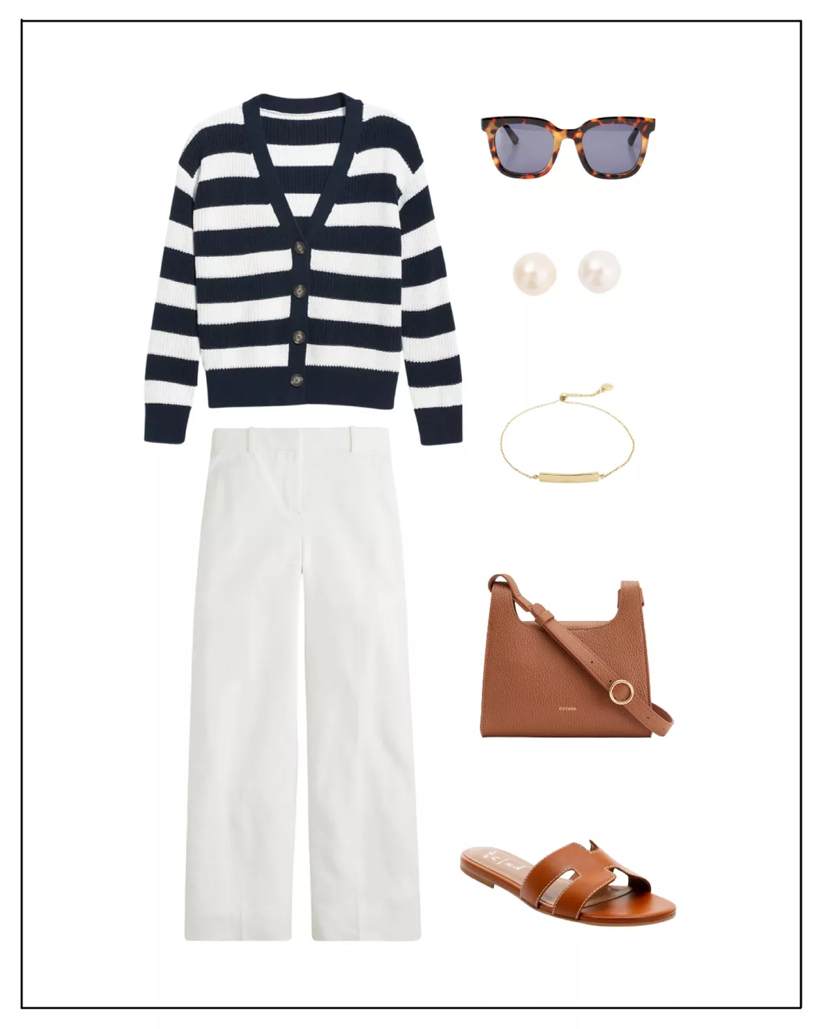 linen outfit beach outfit casual outfit linen pants white stripe