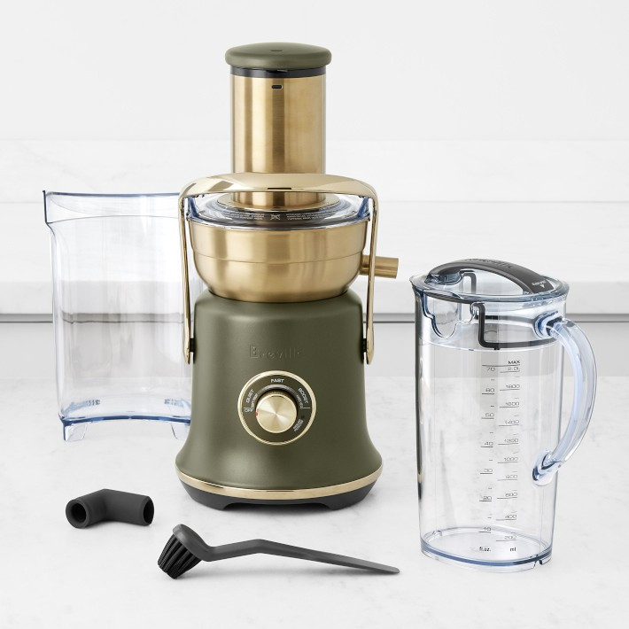 Breville Juice Fountain® Cold, XL, Olive Tapenade & Brass | Williams-Sonoma