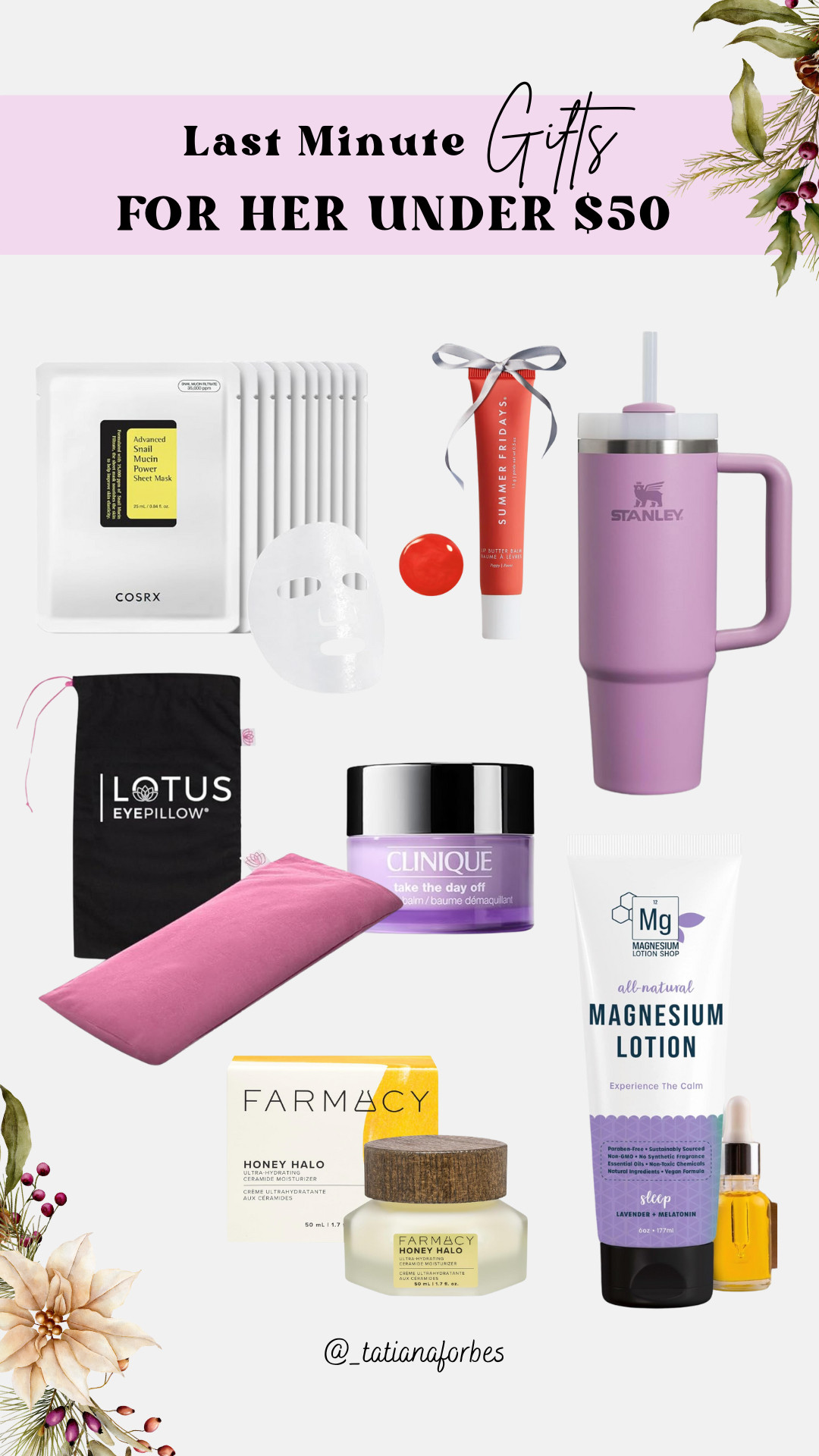 Last-minute gifts under $50!
Cozy, practical, and self-care approve. Perfect for gifting or keeping for yourself.
Everyday favorites you’ll actually use. 

 #LTKGiftGuide #LTKselfcare #LTKFindsUnder50