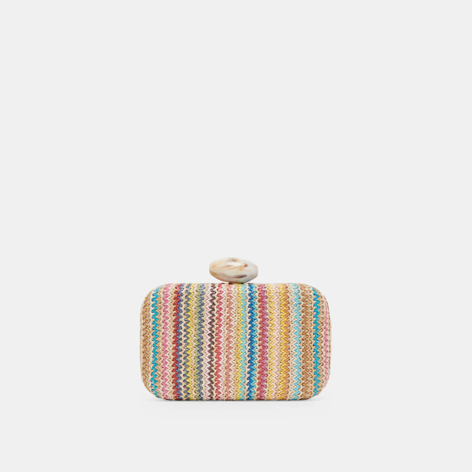 Milos Multi Raffia Clutch | Dolce Vita | DolceVita.com