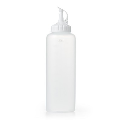 OXO 16oz Food Storage Bottle White: Plastic, Dishwasher-Safe, Condiment & Sauce Container, Includ... | Target