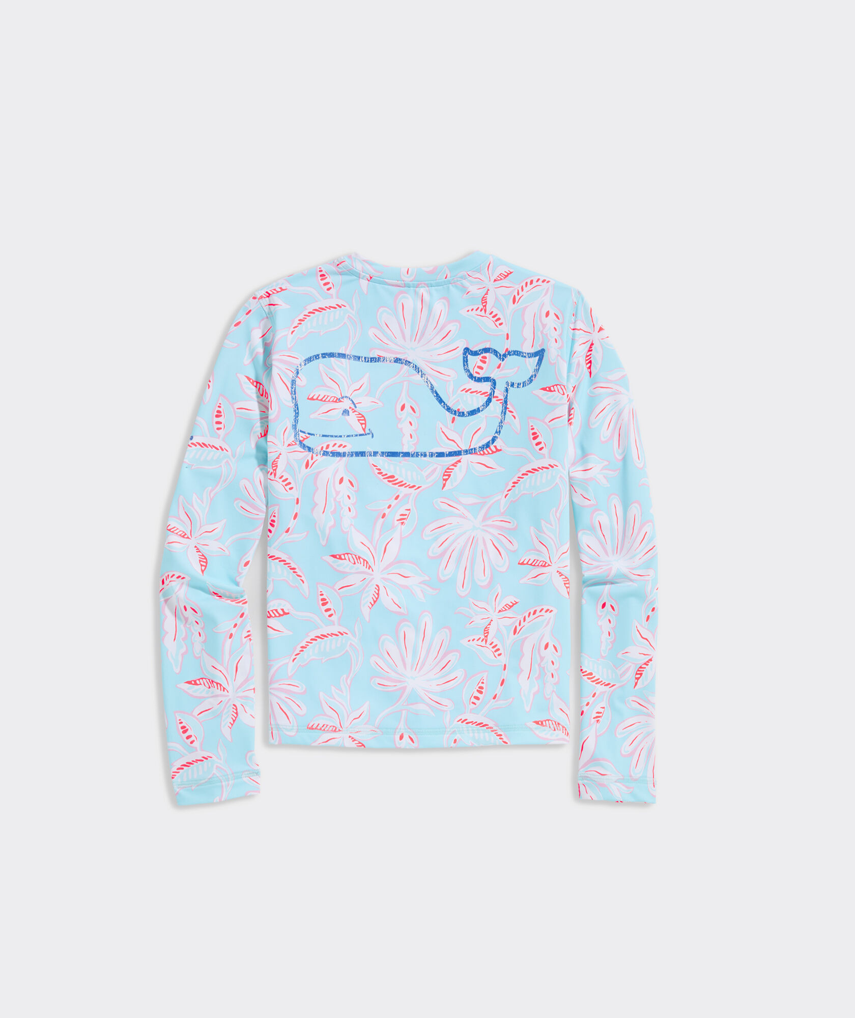 Girls' Cay Floral Long-Sleeve Swim Shirt | vineyard vines