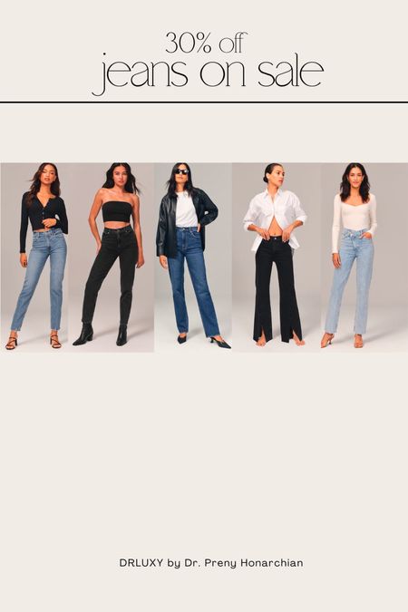 Black Friday sale 30% off 
Jeans 
Denim 
Gifts for her 
Gift guide 
Holiday outfit 
Abercrombie 

#LTKCyberweek #LTKGiftGuide #LTKHoliday
