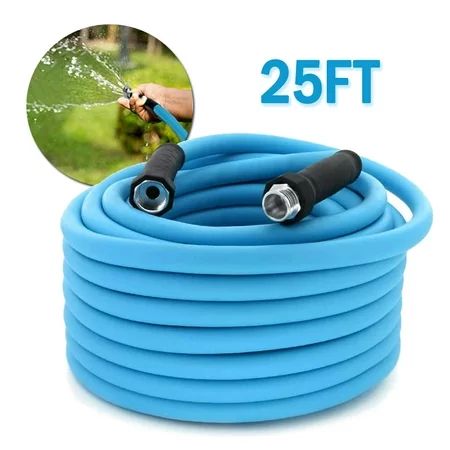 25ft RV Water Hose 5/8 Drinking Water Hose with Rubber Fittings Grip Lightweight Drinking Water Safe | Walmart (US)