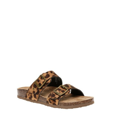 Time and Tru Women's Footbed Slides | Walmart (US)