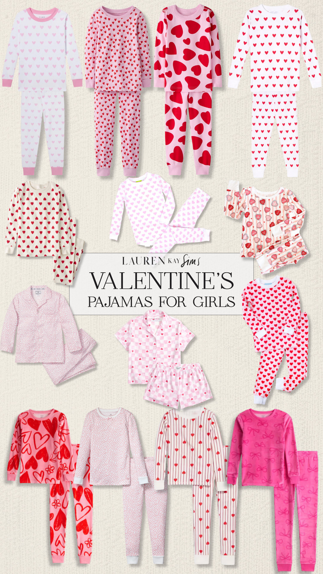 valentine's day pajamas for girls!🩷 

 

#LTKValentine #LTKmomlife #LTKKids