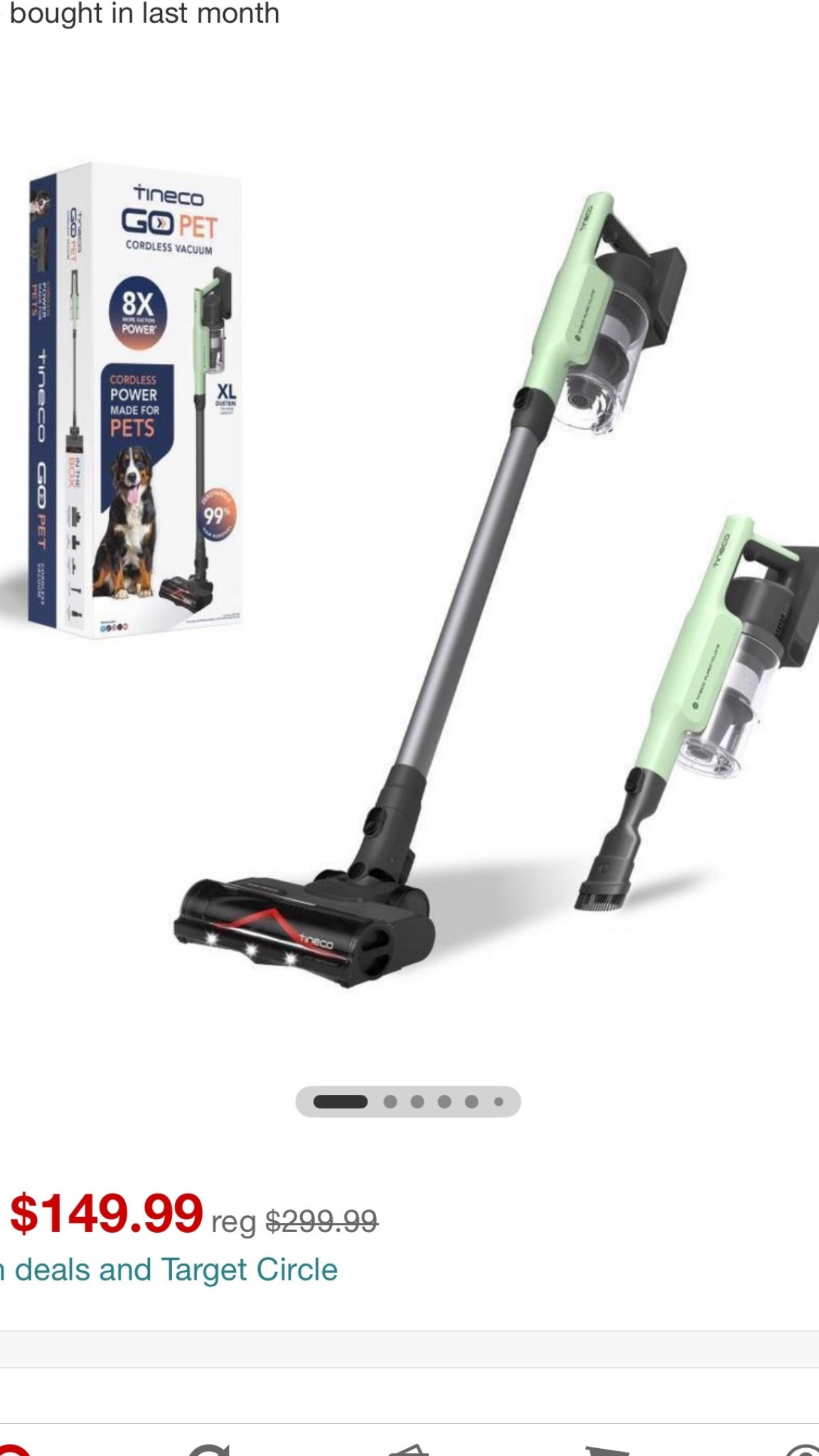 Tineco cordless pet vacuum
On sale for $149.99! Today only  

#LTKSeasonal #LTKSaleAlert #LTKHoliday