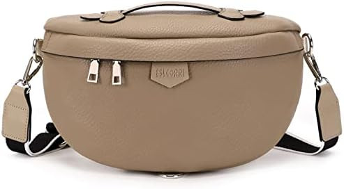 Eslcorri Crossbody Bags for Women - Fashion Sling Purse Shoulder Bag Fanny Pack Leather Causal Ch... | Amazon (US)