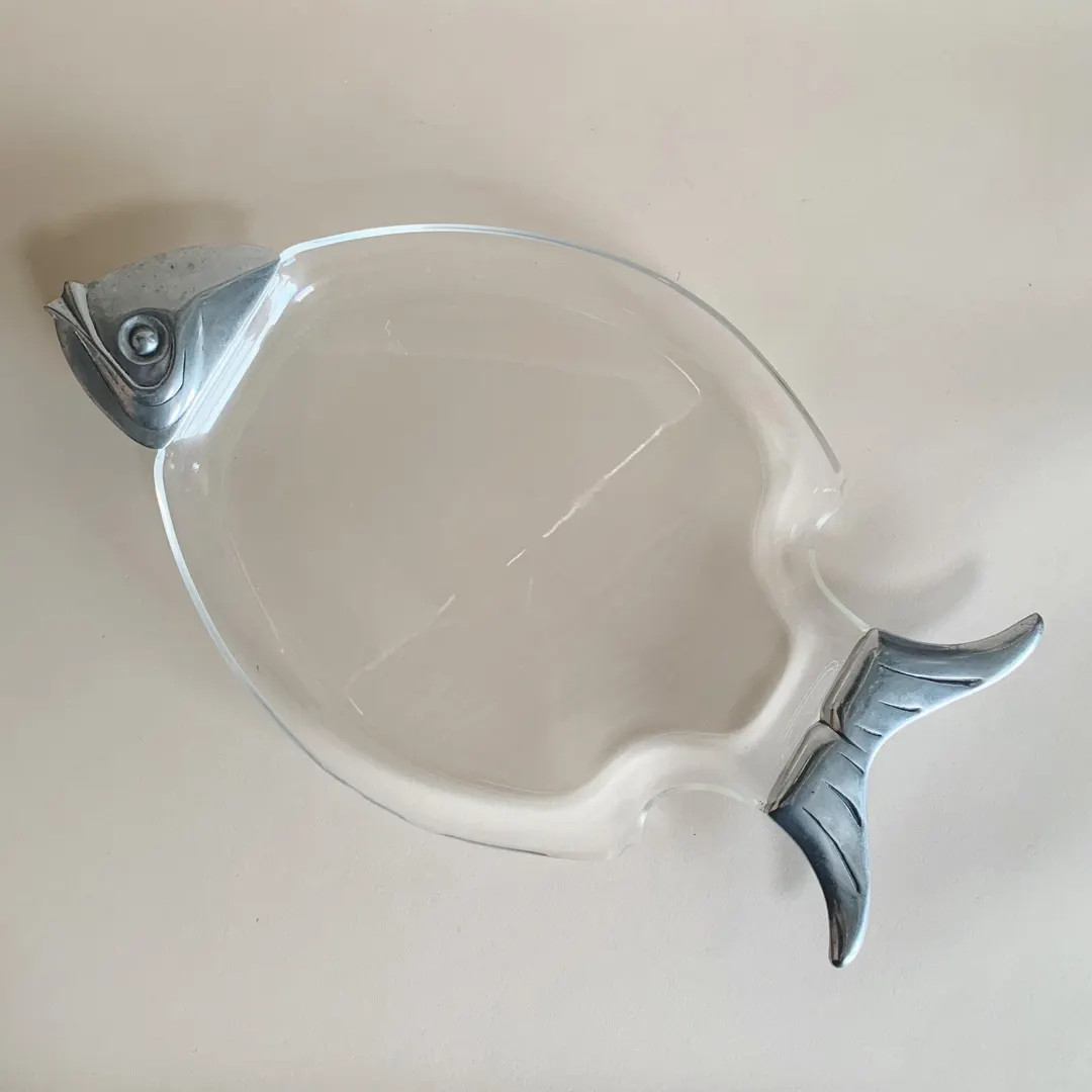 FISH LUCITE PLATTER - Etsy | Etsy (US)