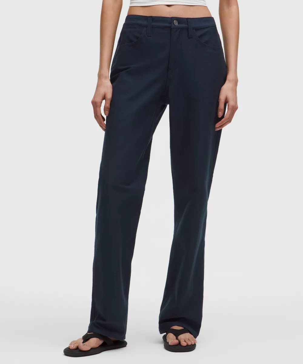 EasyFive Mid-Rise Relaxed-Straight Pant   Tall | lululemon (AU)