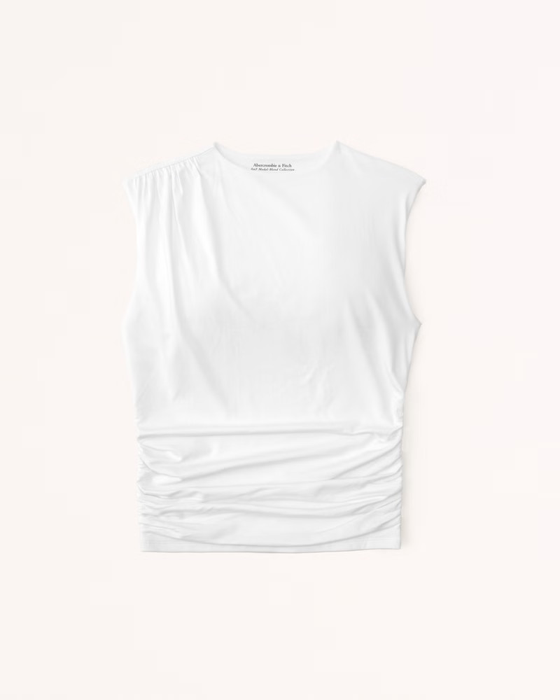 Draped Shell Top | Abercrombie & Fitch (US)