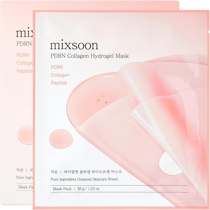 mixsoon PDRN - Máscara de hidrogel de colágeno, profundamente hidratante y reafirmante, elastic... | Amazon (US)