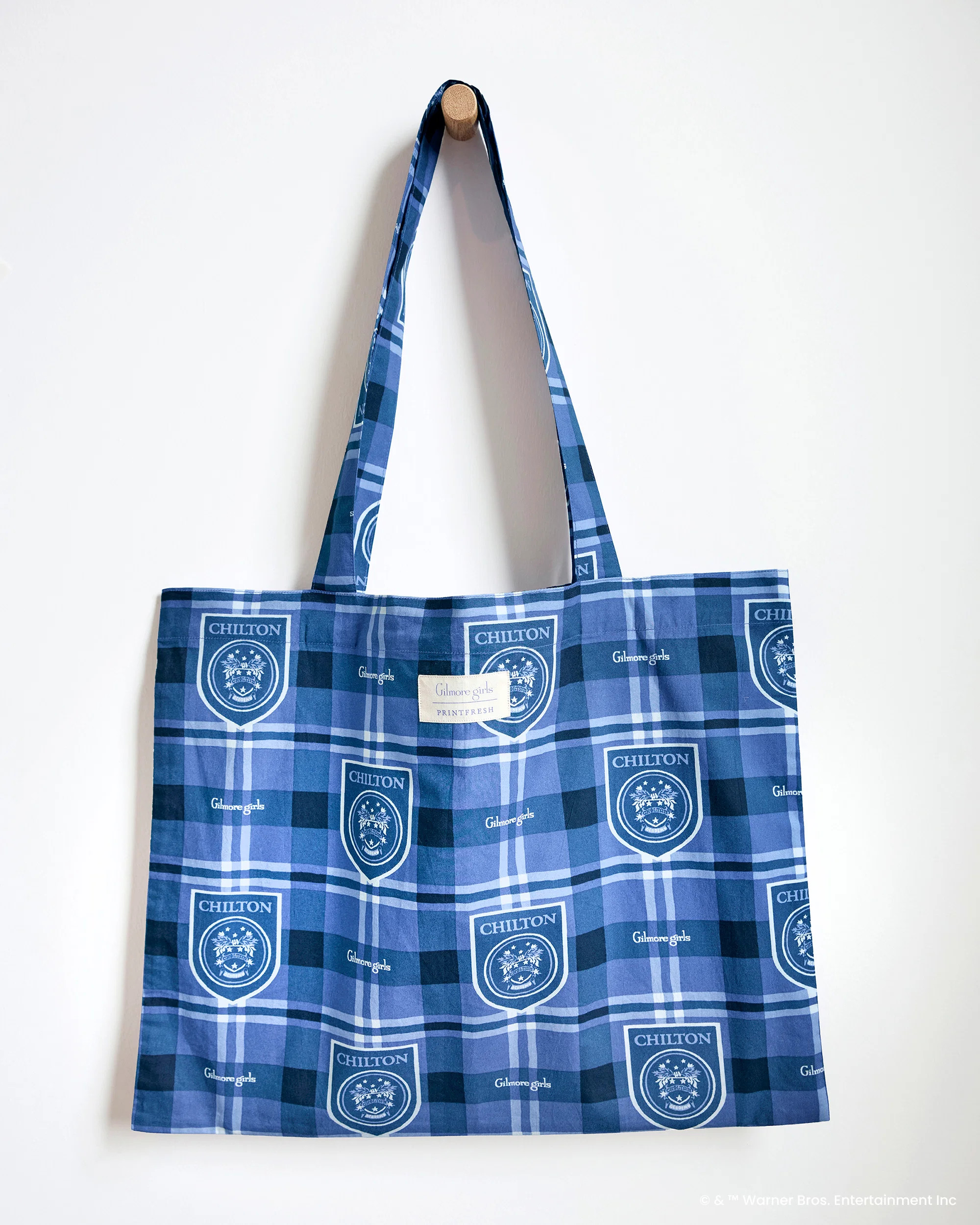 Chilton Plaid - Go To Tote - Rory Blue | Printfresh