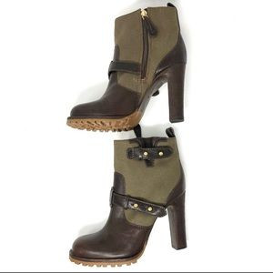Tory Burch Olive and Brown Landers Boots | Poshmark