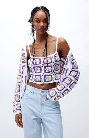 LA Hearts Keepsake Crochet Tank Top | PacSun | PacSun