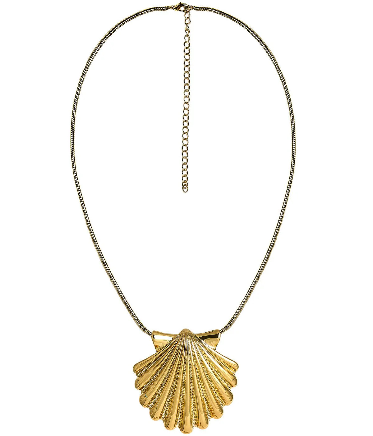 Sophie Scallop Shell Necklace - 18k Gold Plated - Teggy French Collection | Lisi Lerch Inc