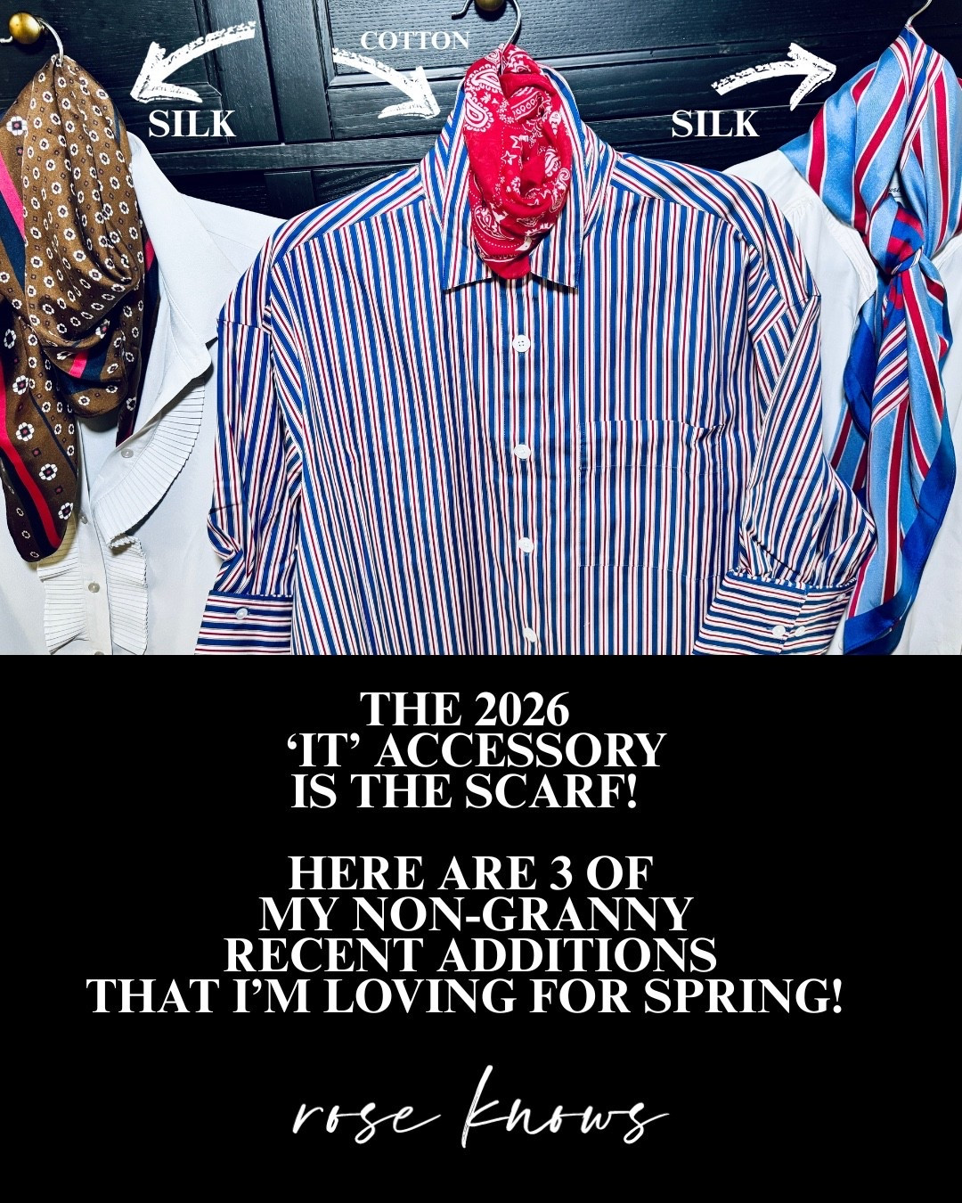 3 new going out tops and 3 “it accessories” - scarves


#LTKWorkwear #LTKTravel #LTKootd