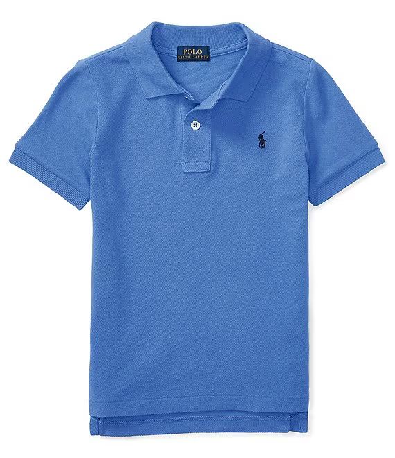 Little Boys 2T-7 Short Sleeve Classic Mesh Polo Shirt | Dillard's